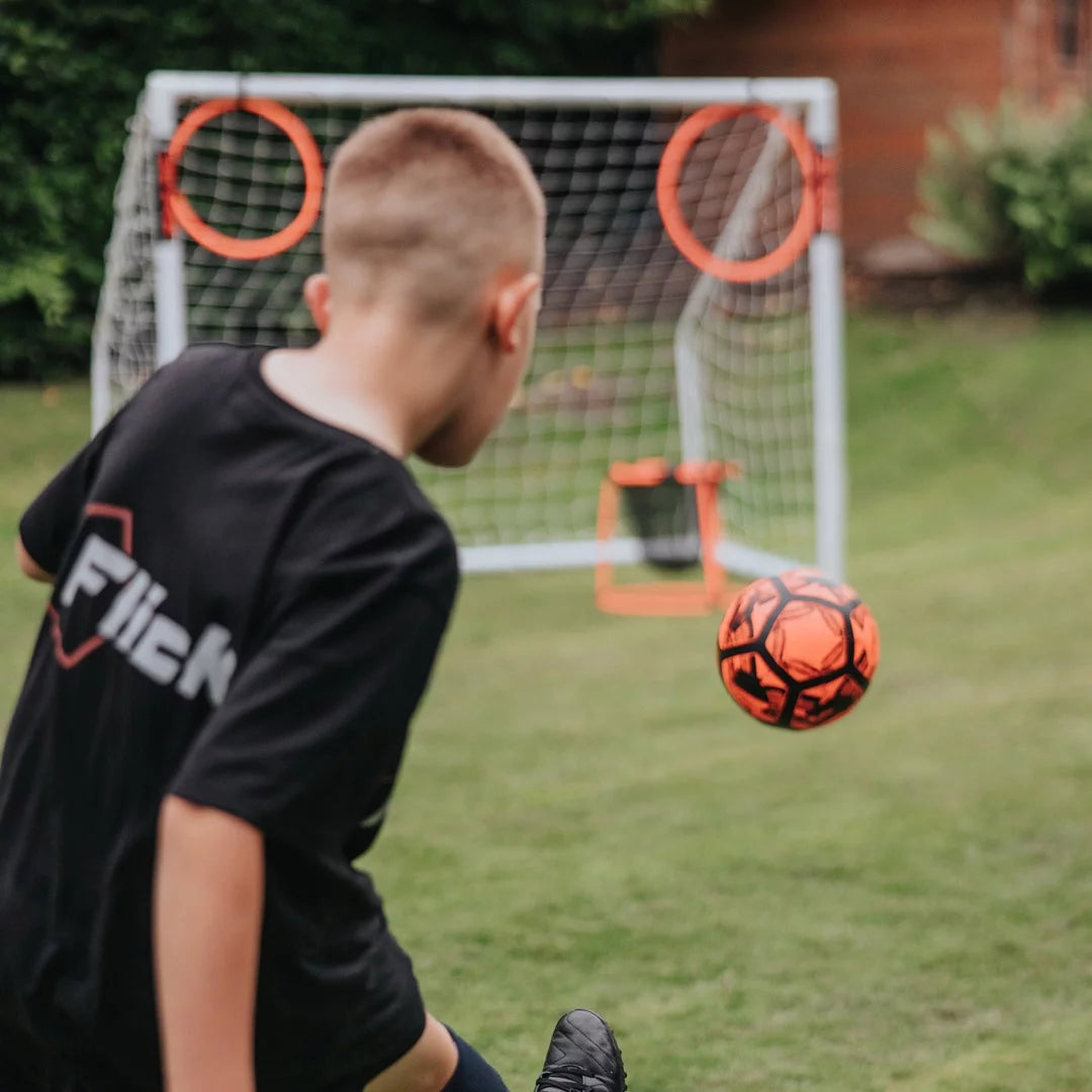 - Urban Soccer Skills Set. 4 in 1 Soccer Trainer. Includes Basket, Targets and Net.