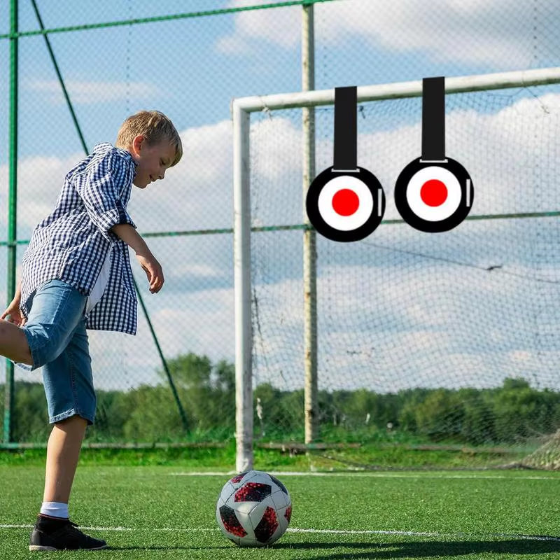 Football Training Target Equipment Soccer Target Training Equipment Adjustable Football Top Corner Target Tray for Home Outdoor