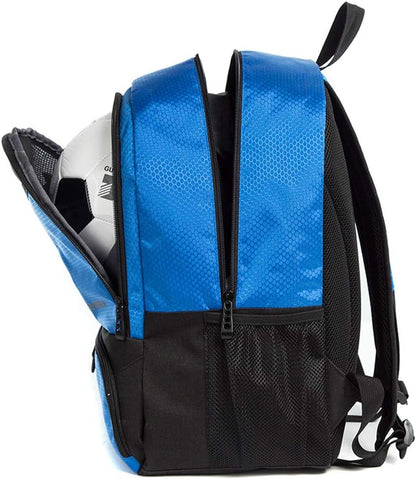 Boys Girls Soccer Bags Soccer Backpack Basketball Vollyball Football Bag Backpack Youth with Ball Compartment All Sports Gym Basketball Bag